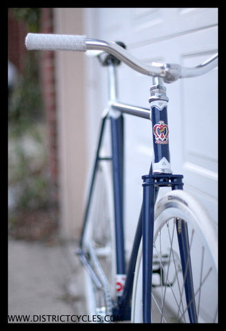 fixed gear bike conversion District Cycles - Super Custom Nishiki Fixed Gear Conversion - 54cm